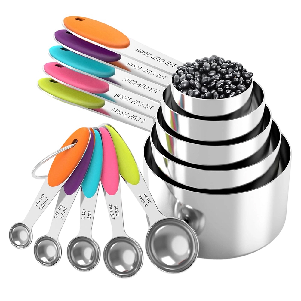 Kitchen Baking Utensil Set - Conjunto de xícaras e colheres medidoras