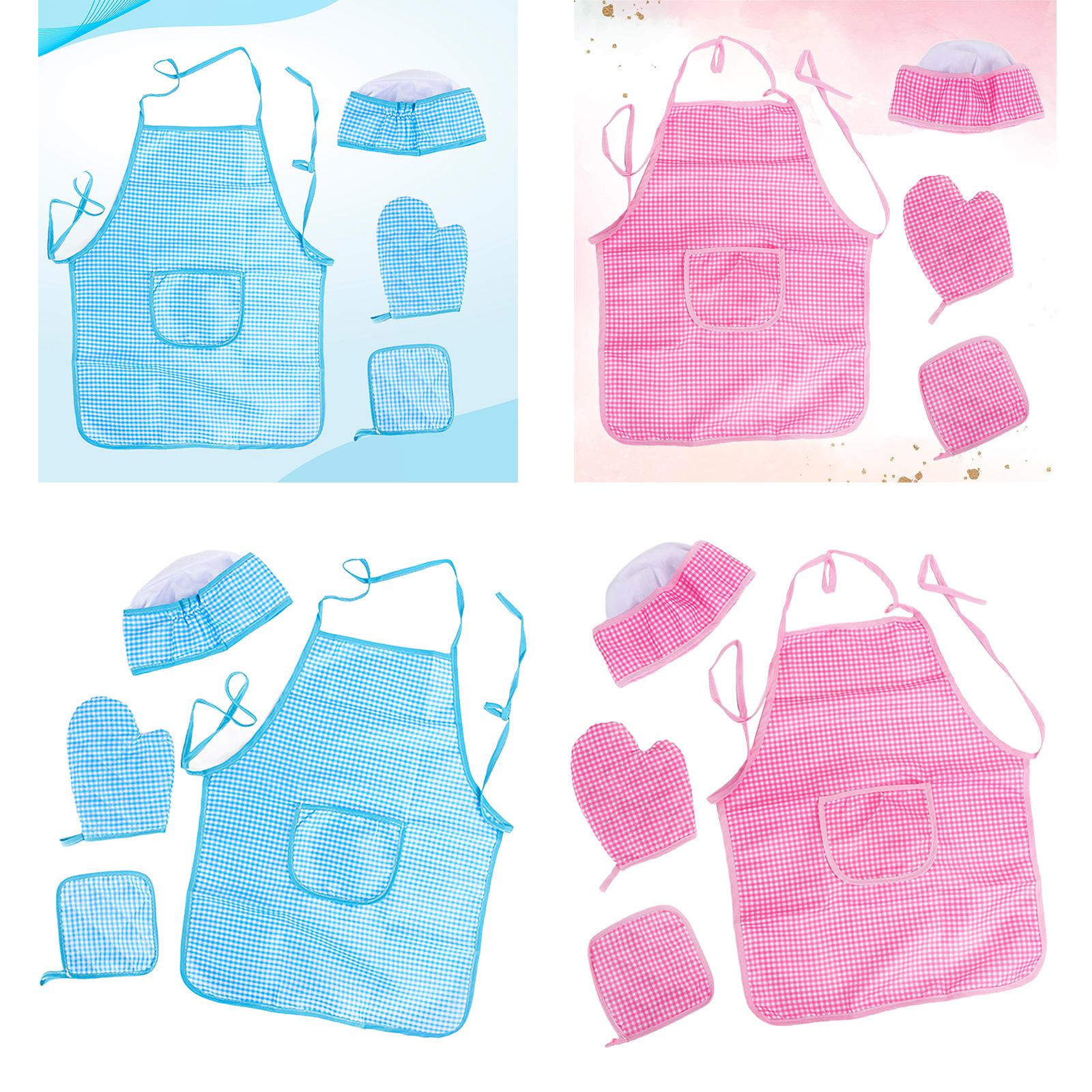 Kitchen Kids Baking Set - Crianças aventais crianças cozimento chef conjunto