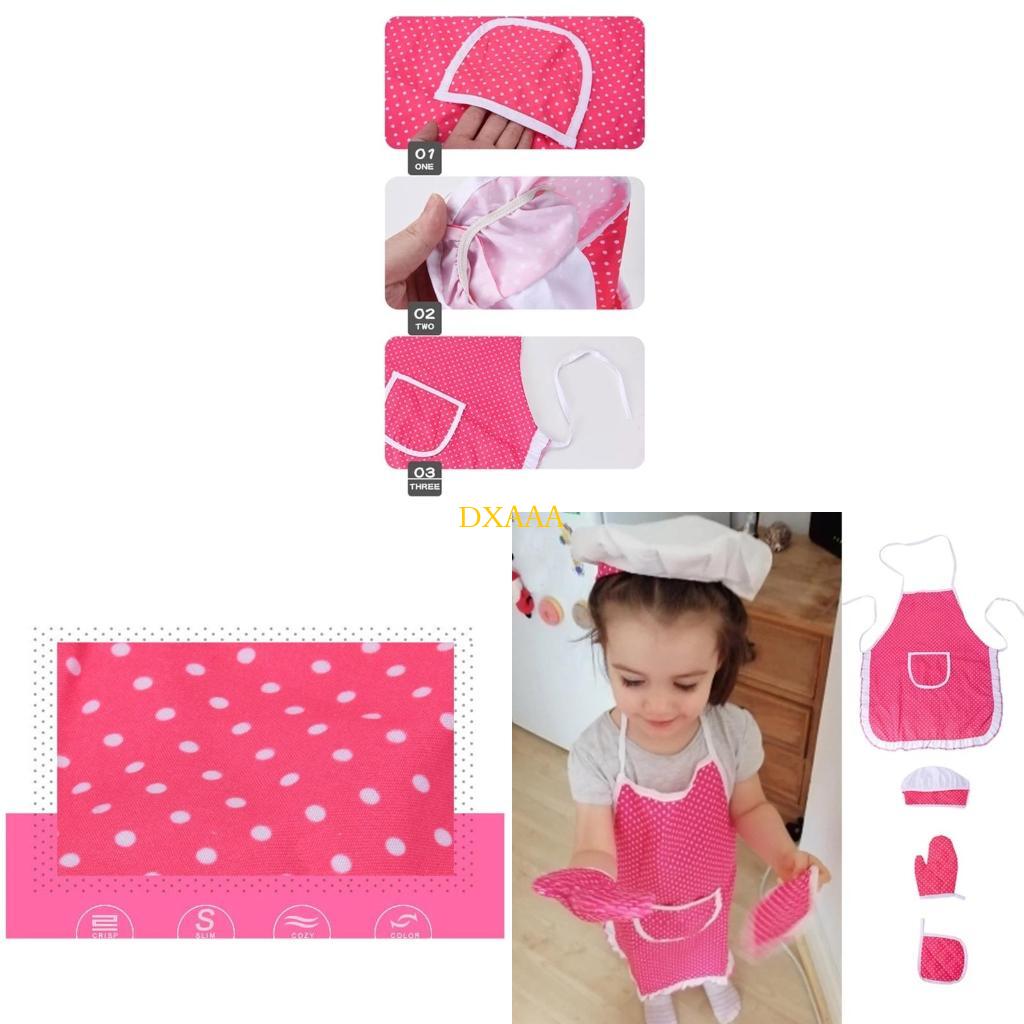 Kitchen Kids Baking Set - Conjunto figurinos chefs dxaa