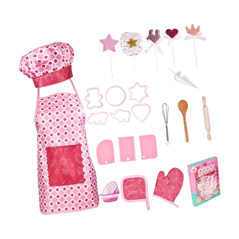 Kitchen Kids Baking Set - Conjunto interativo fantasia cozimento para crianças