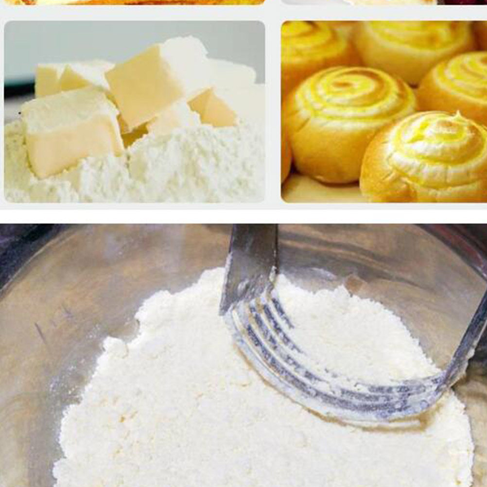Kitchen Baking Blender - Batedor de Massa em Aço Inoxidável