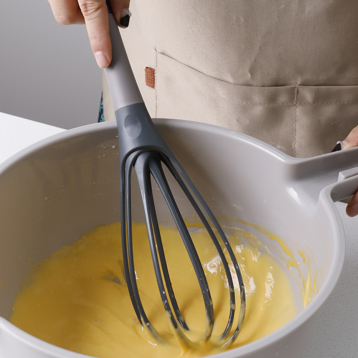 Batedor de Ovos Rotativo 1 Peç - Kitchen Baking Blender avaliação e preço