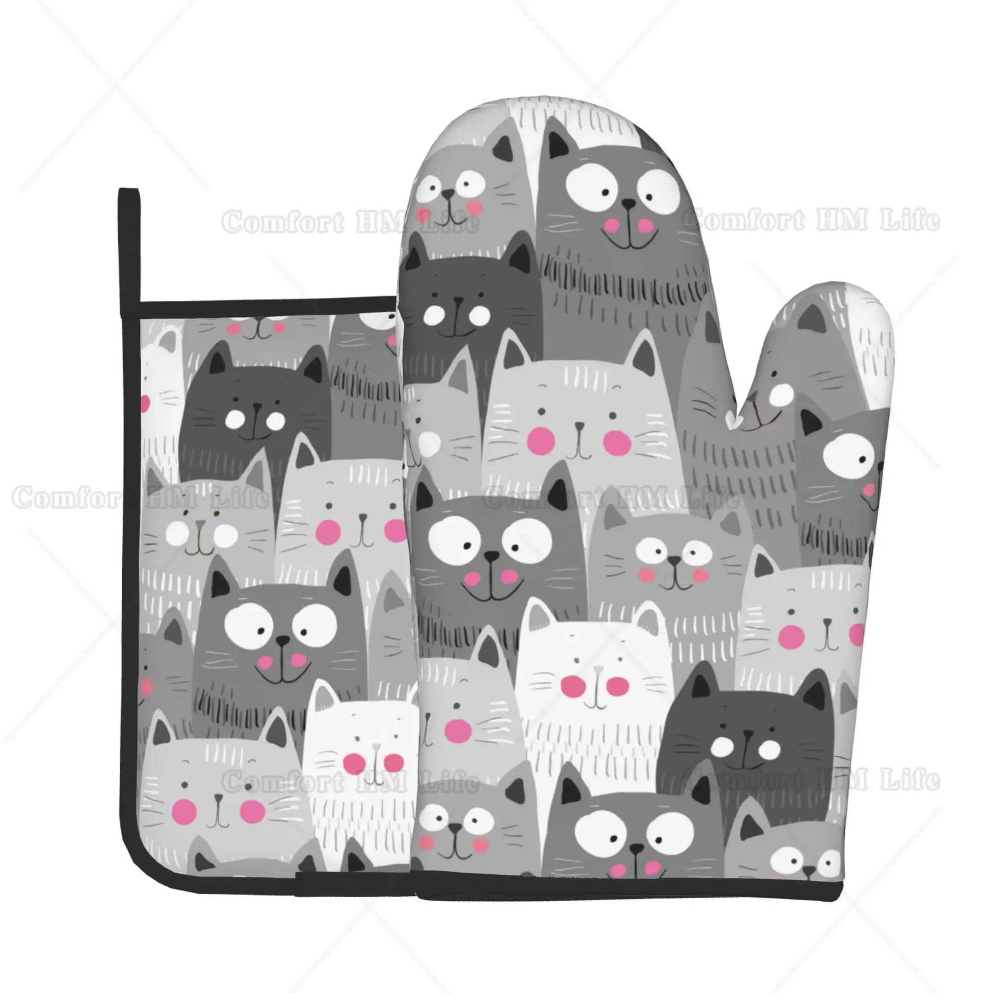 Gatos fofos para forno e panel - Kitchen Baking Counter avaliação e preço