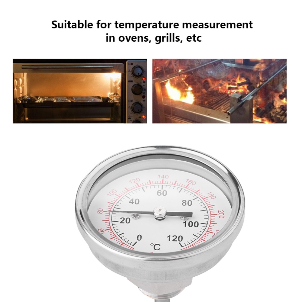 Termômetro de Forno em Aço Ino - Oven Thermometer Analog avaliação e preço