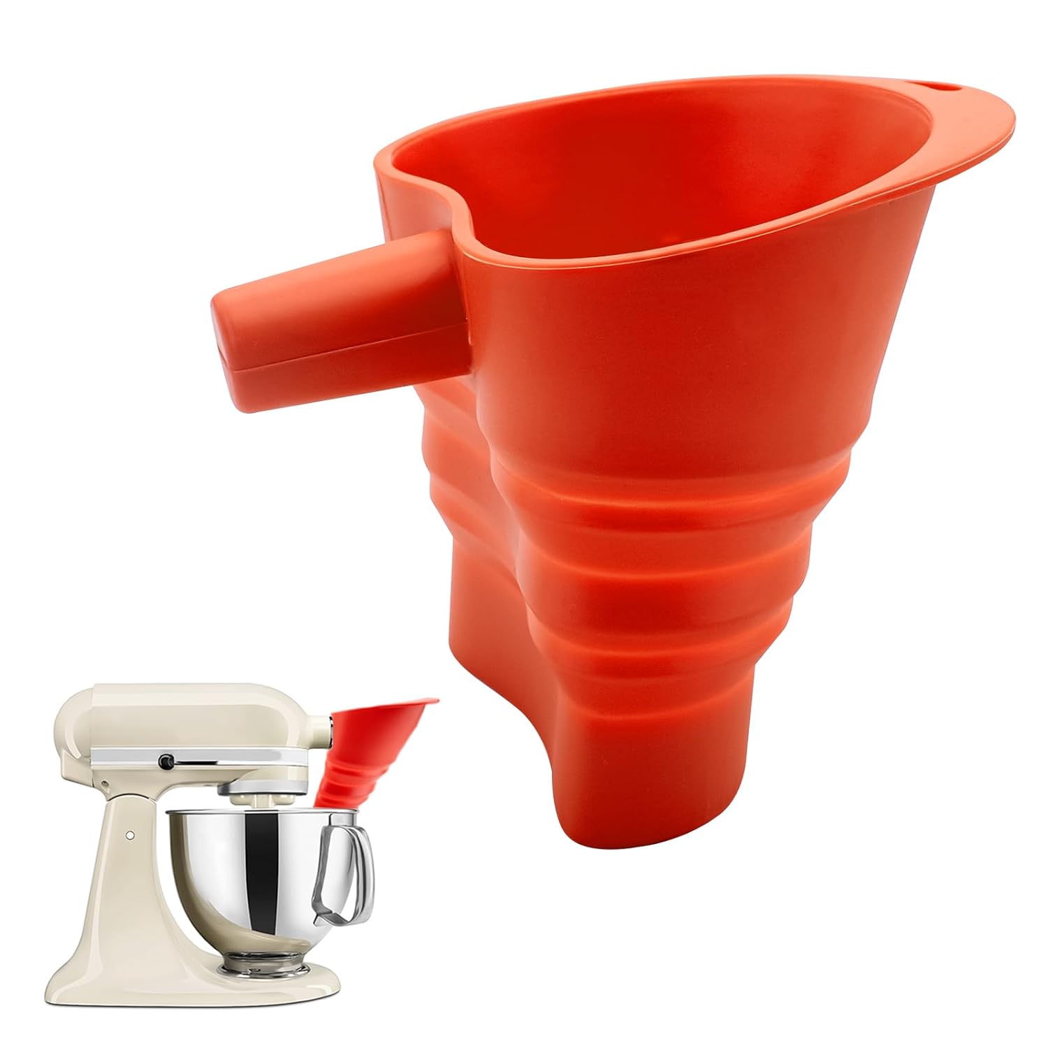 Funil de Silicone Grau Aliment - Kitchen Baking Aid avaliação e preço