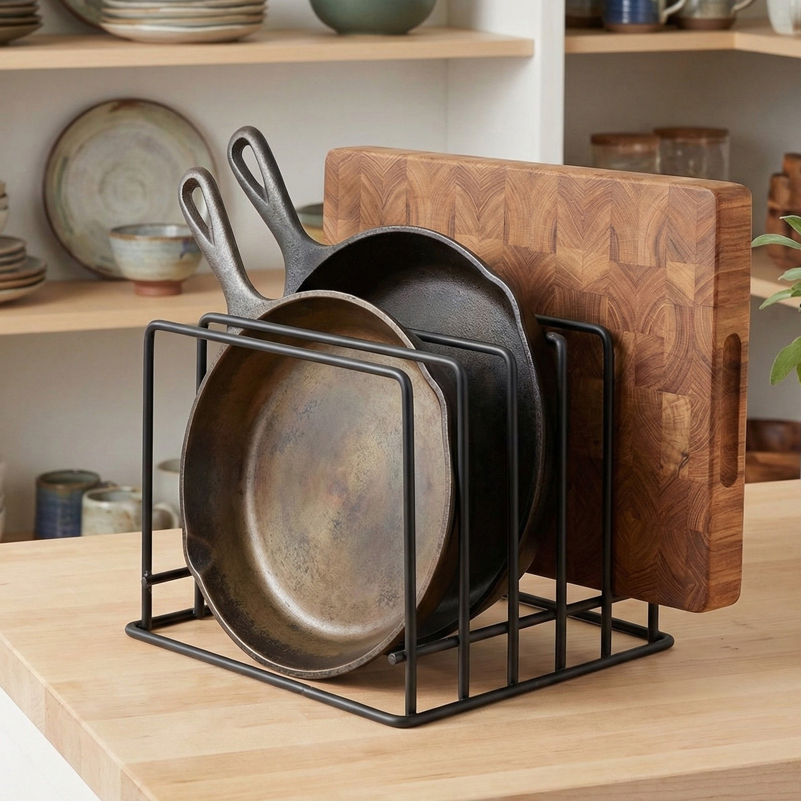 2 Peças de Suporte Robusto par - Kitchen Baking Sheet Organizer avaliação e preço