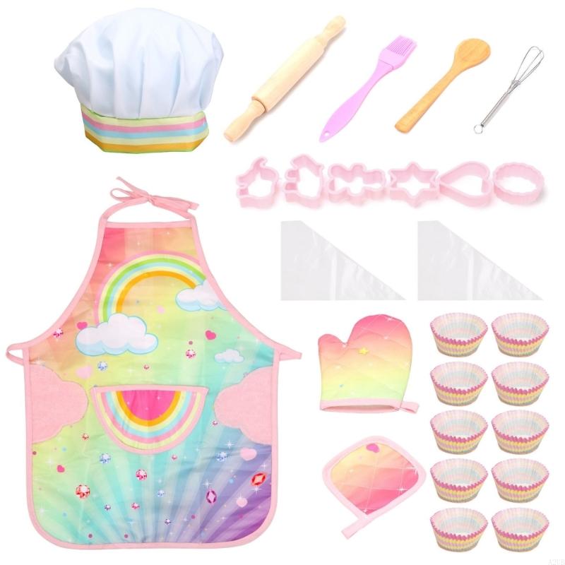 Avental cozimento para criança - Kitchen Kids Baking Set avaliação e preço