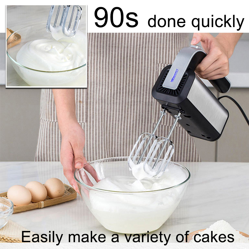Batedor Elétrico de Mão em Aço - Kitchen Baking Blender avaliação e preço