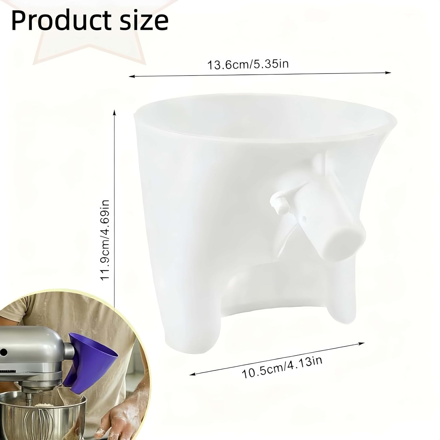 Misturador de Farinha para Bat - Kitchen Baking Aid avaliação e preço