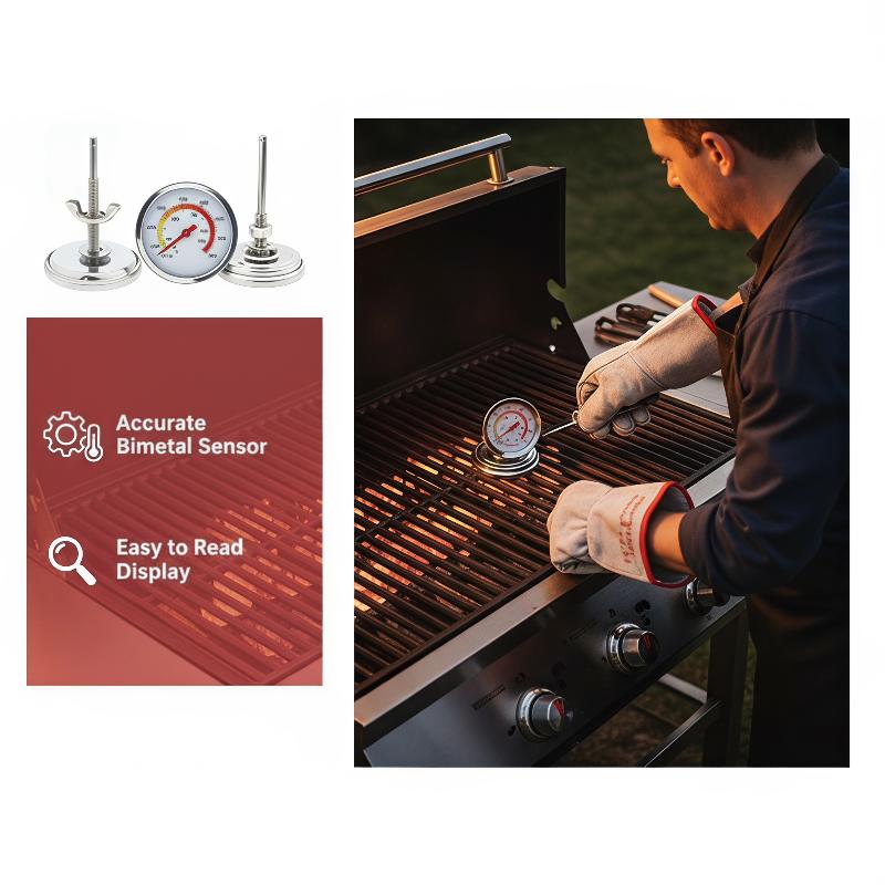 Termômetro para Churrasqueira  - Oven Thermometer Analog avaliação e preço