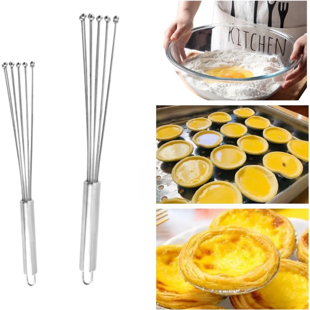 Batedor Manual de Ovos em Aço  - Kitchen Baking Necessities avaliação e preço