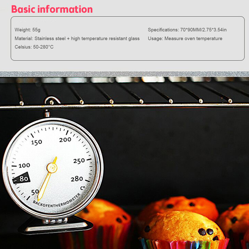 Termômetro de cozinha de aço i - Oven Thermometer Analog avaliação e preço