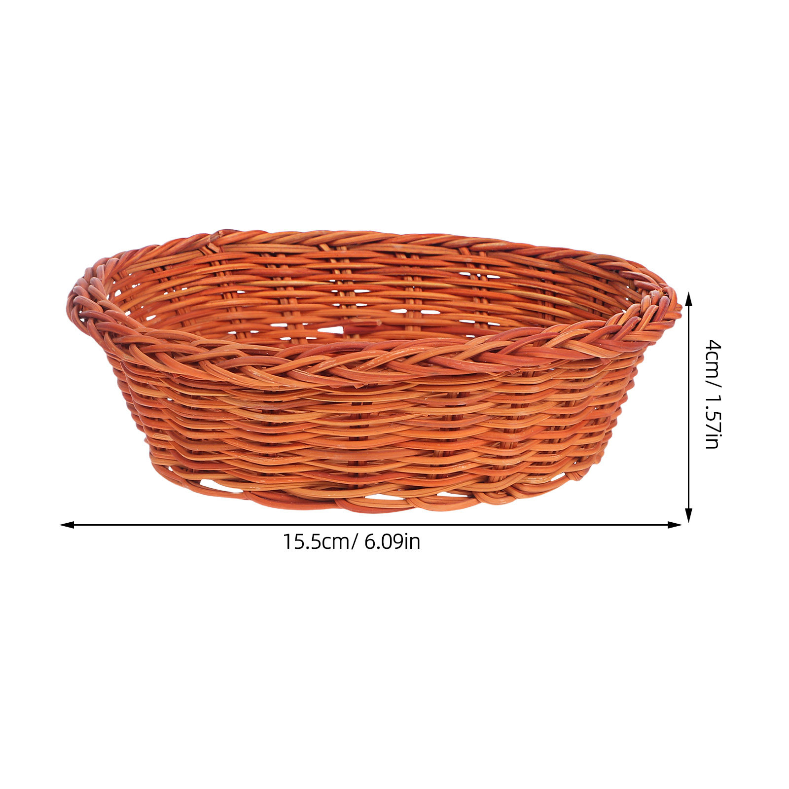 10 Peças Cesto de Rattan para  - Kitchen Baking Counter avaliação e preço