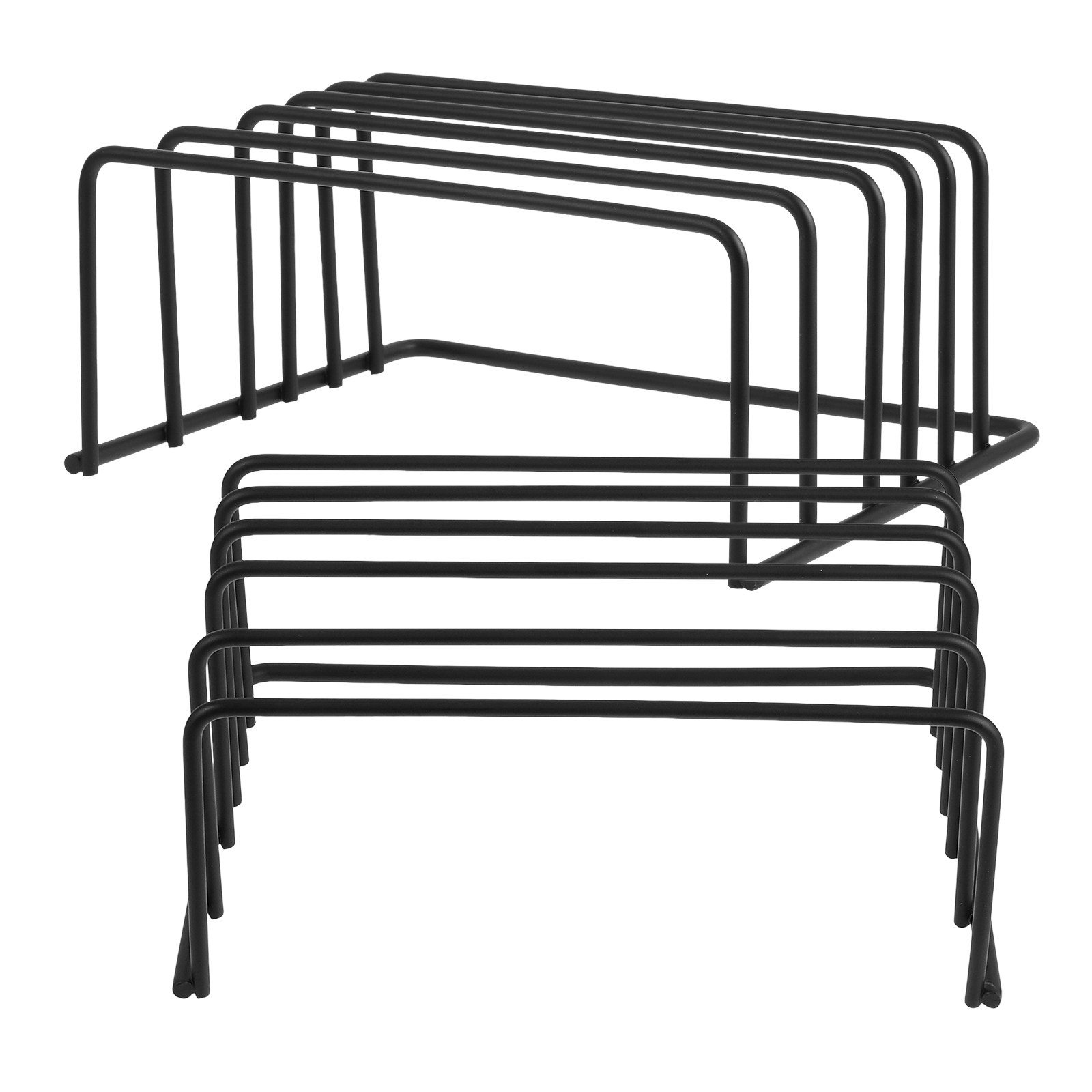 2 Peças Organizador de Cozinha - Kitchen Cabinet Baking Sheet Organizer avaliação e preço