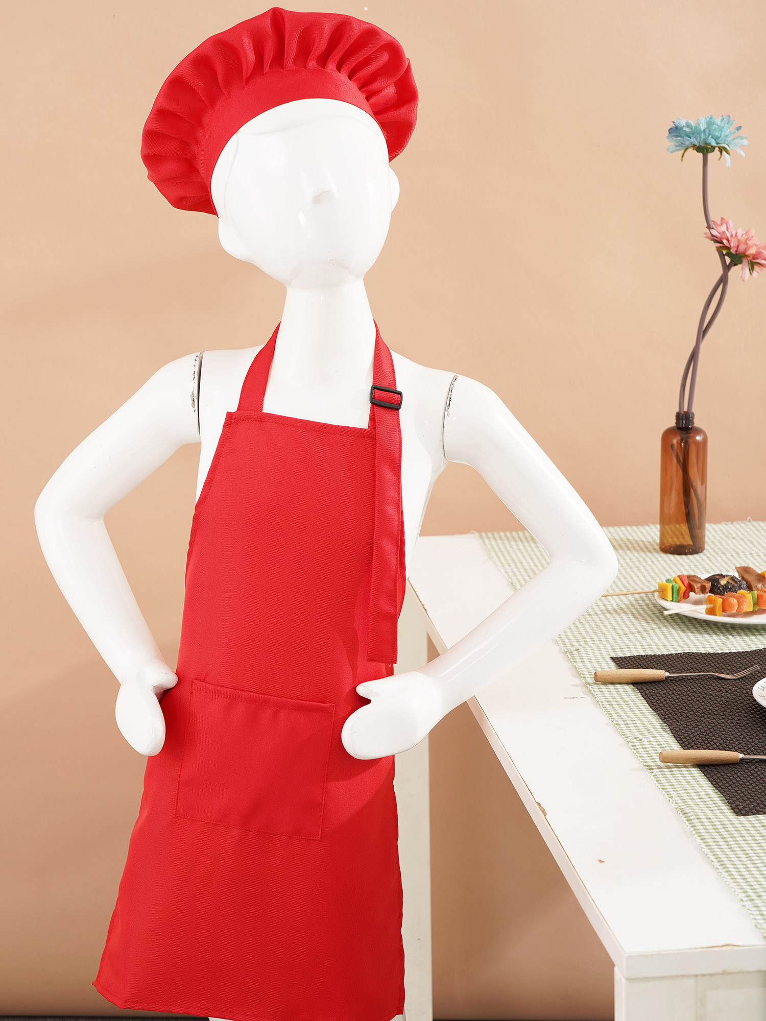 Unissex chirdren aventais aven - Kitchen Kids Baking Set avaliação e preço