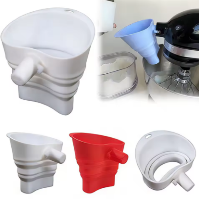 1/3 peças de Funil de Silicone - Kitchen Baking Aid avaliação e preço