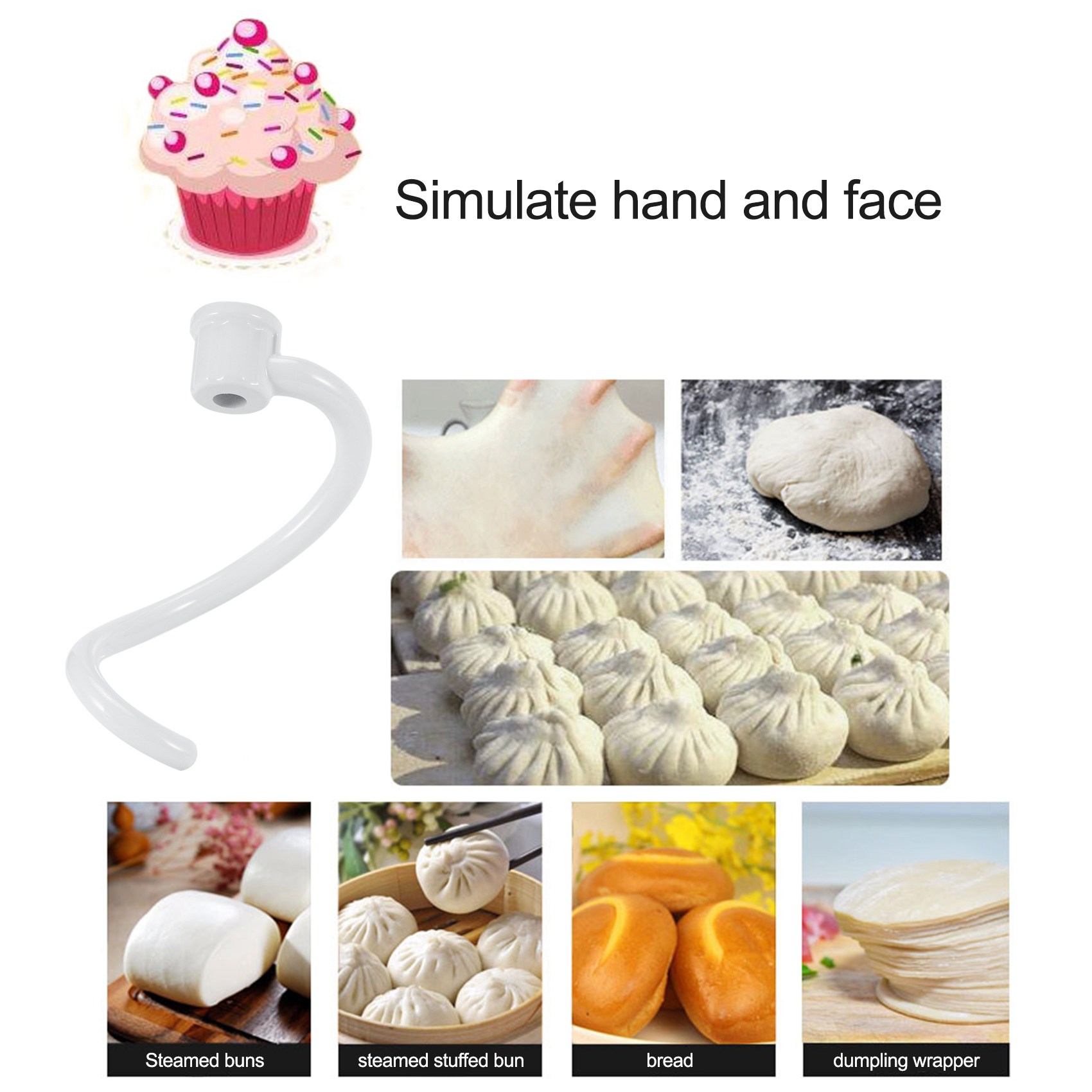 Gancho Espiral AEE6 para Bated - Kitchen Baking Aid avaliação e preço